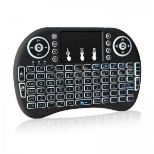 MXQ 4K RK3229 Smart Androind TV Box + i8 Backlit Mini Wireless Keyboard With Touchpad Infrared Remote Contro