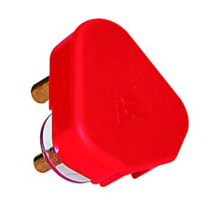 3-Pin Plug Top 16A Dedicated Red - Solid Pin