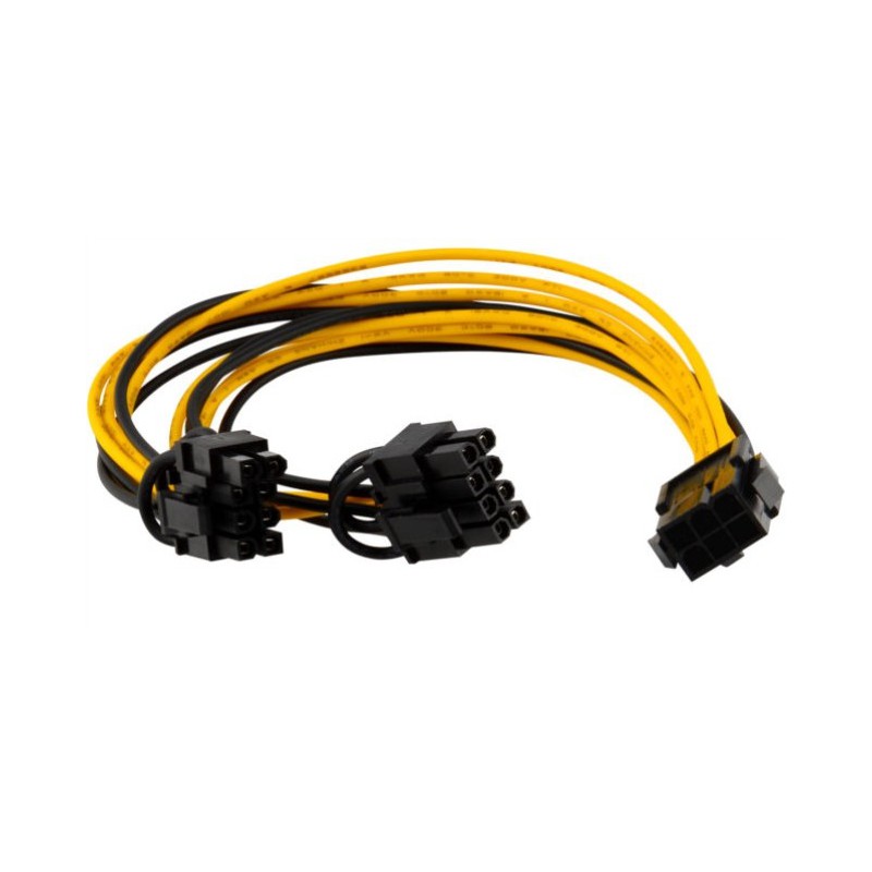 PCI Express Power Splitter Cable 6-pin to 2 x PCIe 8 (6+2) pin