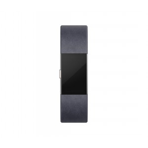 Fitbit Charge 2 Leather Band - Adjustable Replacement Strap - Indigo, Large