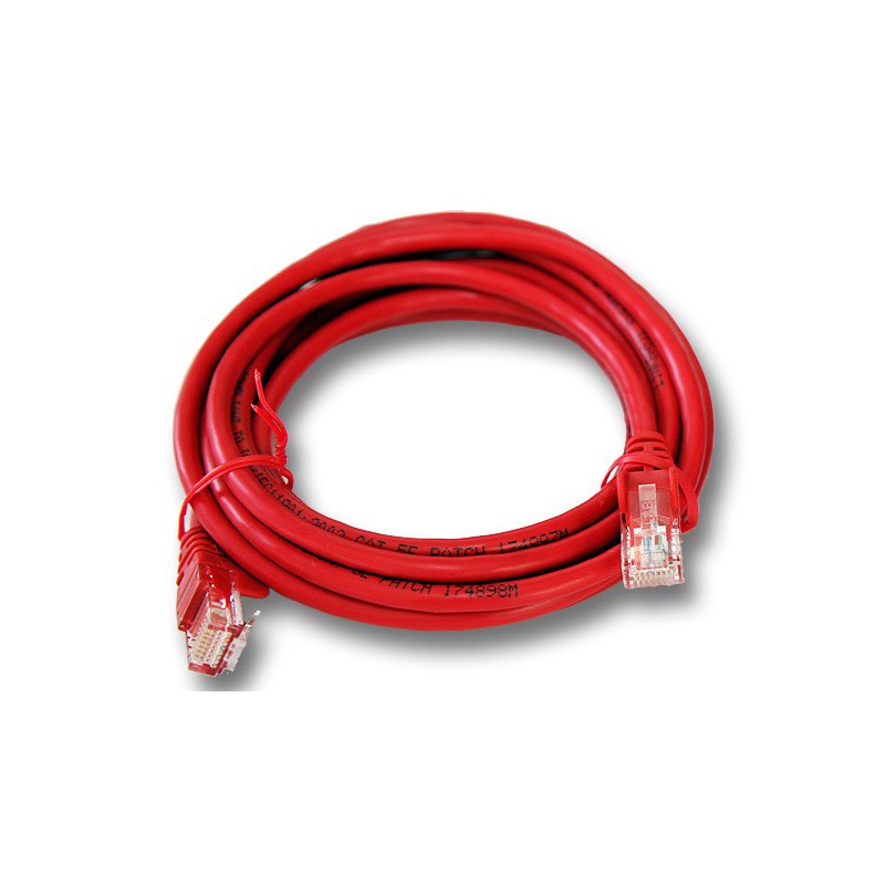 3M UTP Cat5e Flylead Red