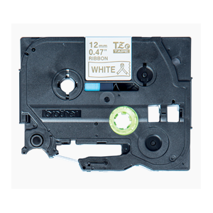Brother TZE PR234 - 2mm Gold on Premium White 4m