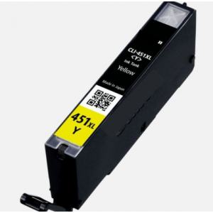 Compatible Canon Ink PGI-451 for use with iP7240- MG5440- MG5540-MG5640- MG6340-MG7140- MG7540 Yellow Inkjet Cartridge