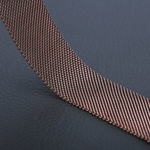 Fitbit Charge 2 Stainless Steel Band - Adjustable Replacement Strap with Magnetic Lock - Rose Gold