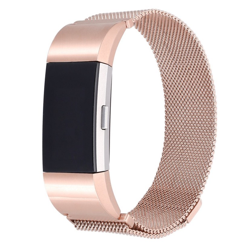 fitbit band rose gold