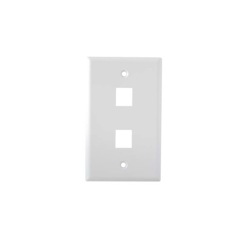 Two Port Faceplate 115 x 70mm