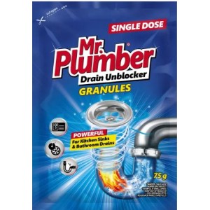 Mr Plumber Drain Unblocker Granules One Dose 75G