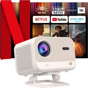Yaber L2 Plus with WiFi &amp; Bluetooth | Netflix-Licensed / Sound by JBL | Your All-In-One Home Theater in a Box