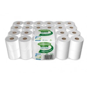 Twinsaver Toilet Paper 1PLY Virgin 48 PACK 0177