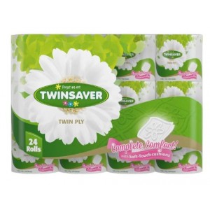 Twinsaver Toilet Paper 2PLY Virgin 24 PACK 1364