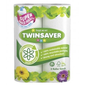 Twinsaver Paper Roller Towel 2PLY 2 PACK 3012