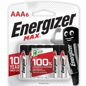 Energizer Battery Max Aaa 6 PACK