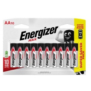 Energizer Battery Max Aa 10 PACK