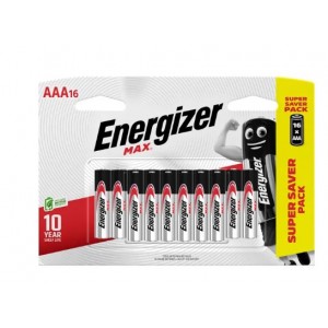 Energizer Battery Max Aaa 16 PACK