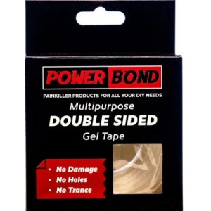Powerbond Reusable Double Sided Gel Transparent Ta
