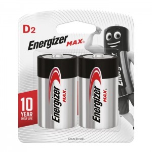 Energizer Battery Max D 2 PACK