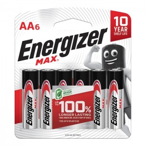 Energizer Battery Max Aa 6 PACK