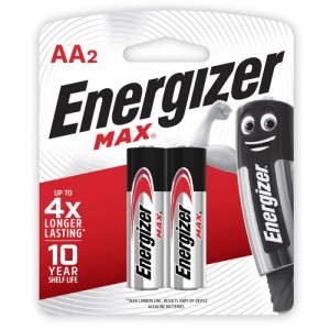 Energizer Battery Max Aa 2 PACK