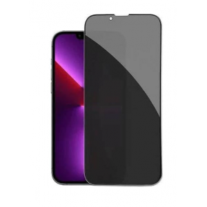 TUFF-LUV 2.5D Tempered Glass Privacy [Anti Spy]  Screen for iPhone 15 - Dark Film/ Privacy Filter  - This phone Charges via USB-C Port!  - 1 Year Warranty