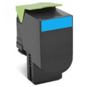 Genuine Lexmark 70C8XCE 708XC Cyan Toner Cartridge