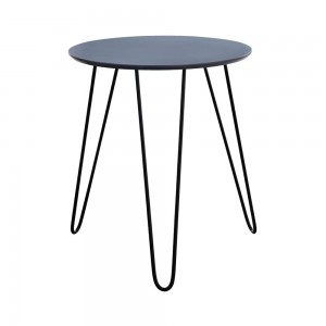 Everfurn Juniper coffee table - Grey and Black Frame