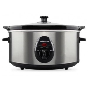 Mellerware Slow Cooker Stainless Steel 3.5L 240W