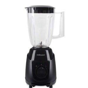 Mellerware Blender Jug Plastic 1L 300W Black
