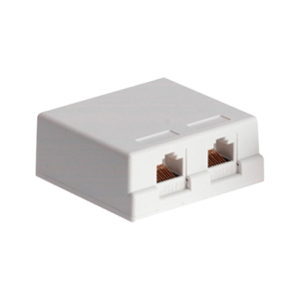 Connect C6SFB2 Surface Mount Cat6 Double Box