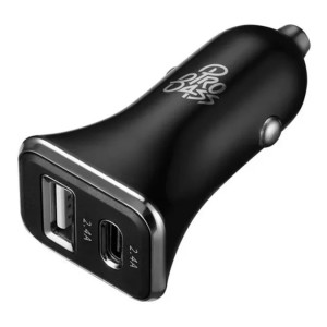 Pro Bass AutoPower Series 32W Dual USB and Type-C Car Charger