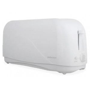 Mellerware Toaster Plastic 4 Slice 1300W White