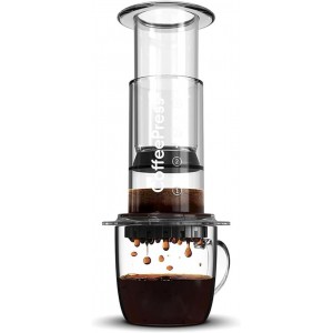 Portable Hand-Press Coffee &amp; Espresso Maker - 1 to 3 Cups Per Press