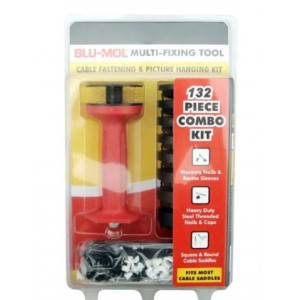 BLU-MOL CABLE FASTENING &amp; PICTURE HANGING KIT 132P