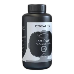 Creality Quick Resin Grey 1KG black plastic bottle
