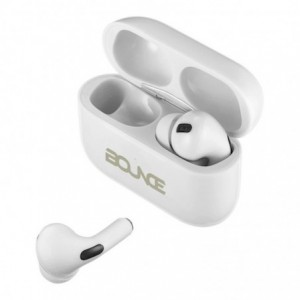 Bounce Clef X True Wireless Earphones - White + Case + Silicone