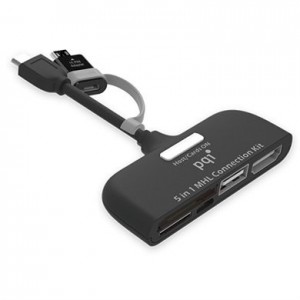 USB PQI USB Adapter 5 in 1 USB Black (RF05-0016R011J)