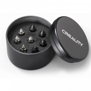 Creality High flow nozzle kit 8pc K1/K1Max MK8 0.4/0.6/0.8mm
