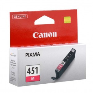 Canon Original CLI-451 Magenta Ink Tank 298 Page Yield