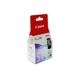 Canon CL-511 Tri-Colour Ink Cartridge-2972B007AA