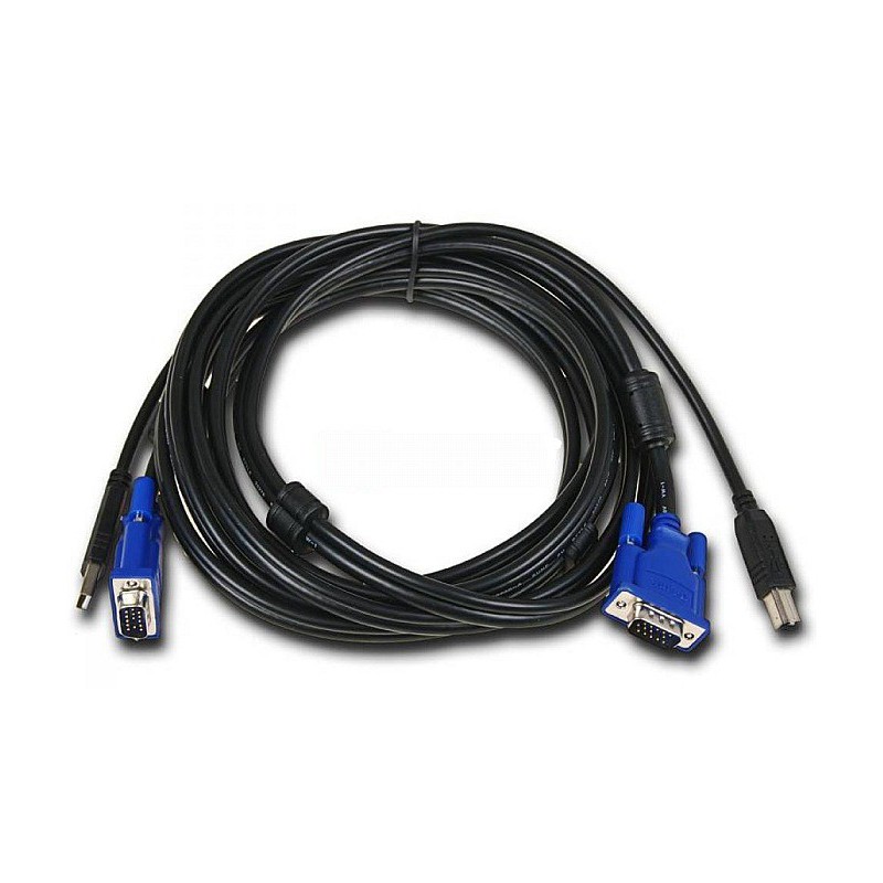 D-Link DKVM-CU - video / USB cable - 1.8 m