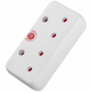 Ellies 2 Way Medium Surge Adaptor  -White