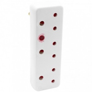 Ellies 3 Way Medium Surge Adaptor  -White