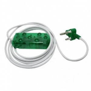 Ellies 2 Way Light Duty Coloured Extension Lead -3M