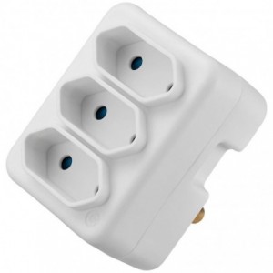 Ellies 3 Way Euro Adaptor