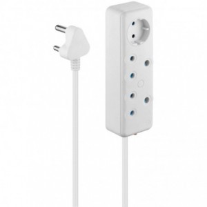Multiplug 3-WAY + 0.5M Cord