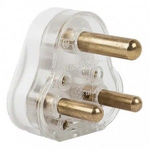 Ellies 16A Screw on Plug Top - White