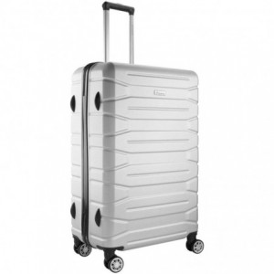 Travelwize Cabana ABS 4-Wheel Spinner 75cm Luggage Platinum