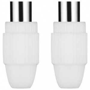 Volkano 1X Male 1X Female Coax Plugs