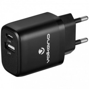 Volkano On-The-Go Dual Wall Charger