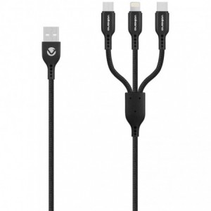 Volkano On-The-Go 3-in-1 Braided Cable