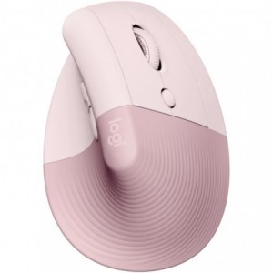 Logitech® Lift Vertical Ergonomic Mouse - Rose/Dark Rose